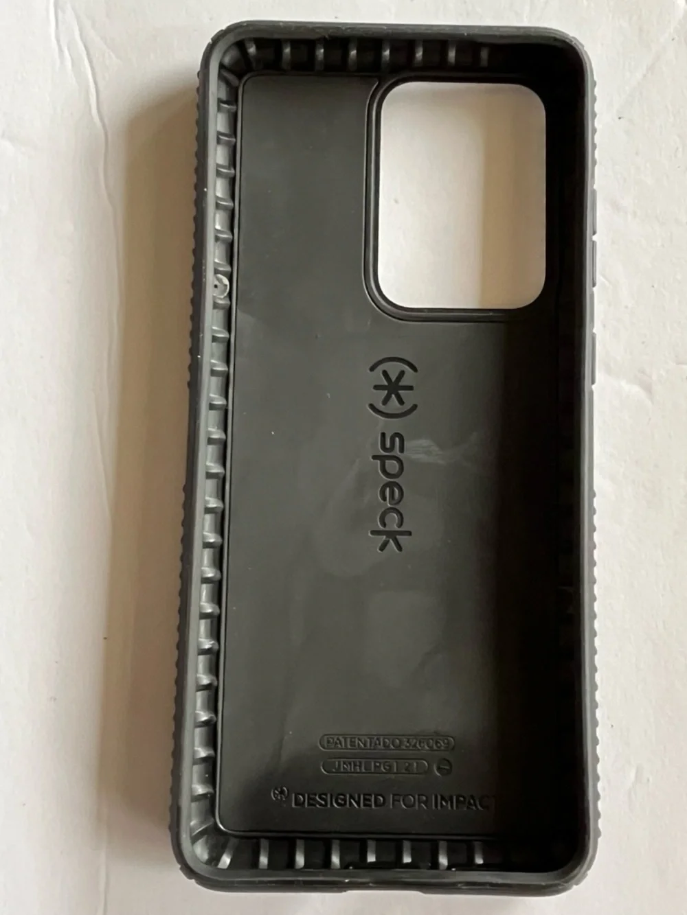 Speck Presidio Grip Cell Phone Case For Samsung Galaxy S20 Ultra 5G Black Open